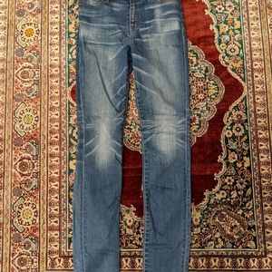 Madewell high rise alley straight jeans size 27